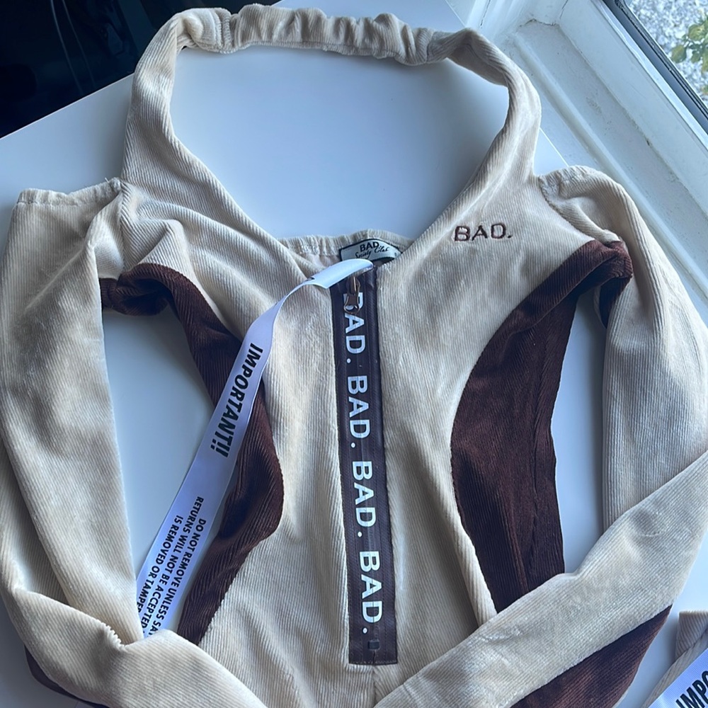 Bad Society Club Brown Corduroy Jumpsuit - Picture 3 of 13